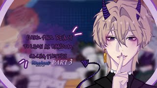Dark fall react to Leon as random Gacha tt || FULL PART - REPOST || 3/?? || READ DESCRIPTION.