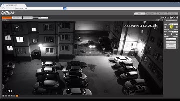 Пример ночной записи камеры Dahua IPC-HFW4431R-Z