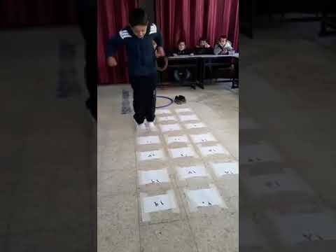 نشاط اختباري القفز والعدد السابق رياضيات فكرة وتنفيذ أ أنس عواد سعد