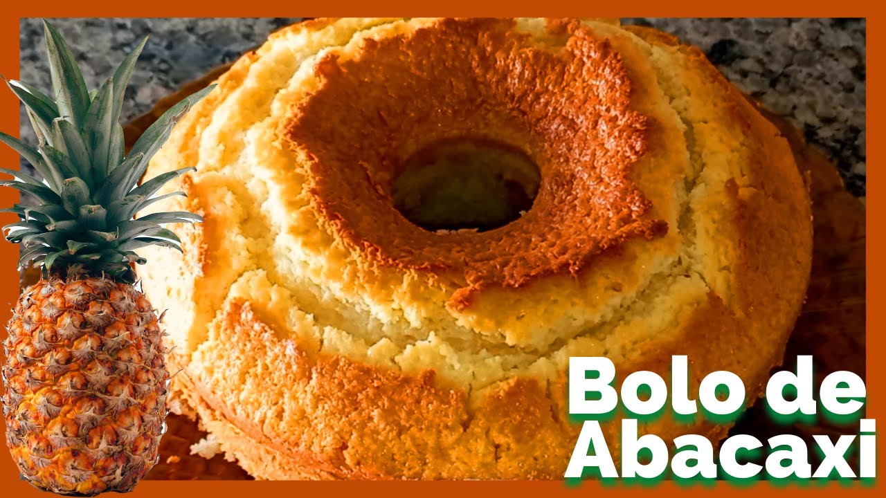 SÓ FAÇO ASSIM AGORA! BOLO FOFINHO DE ABACAXI DE LIQUIDIFICADOR! / Cozinha do Edu