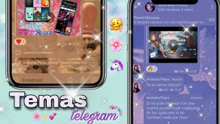 Como crear temas bonitos en telegram fácil 2022 screenshot 1