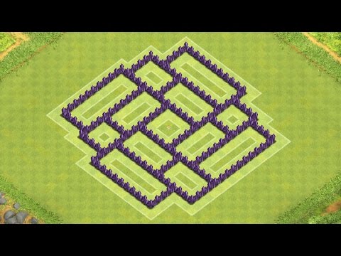 Clash of Clans Town Hall 7 Defense (CoC TH7) BEST Trophy Base Layout Defense Strategy