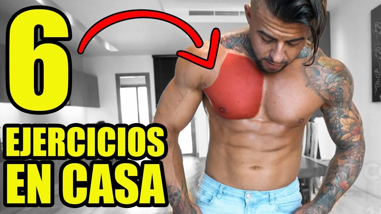 RUTINA PECHO EN CASA 20 Min | LLADOS - YouTube
