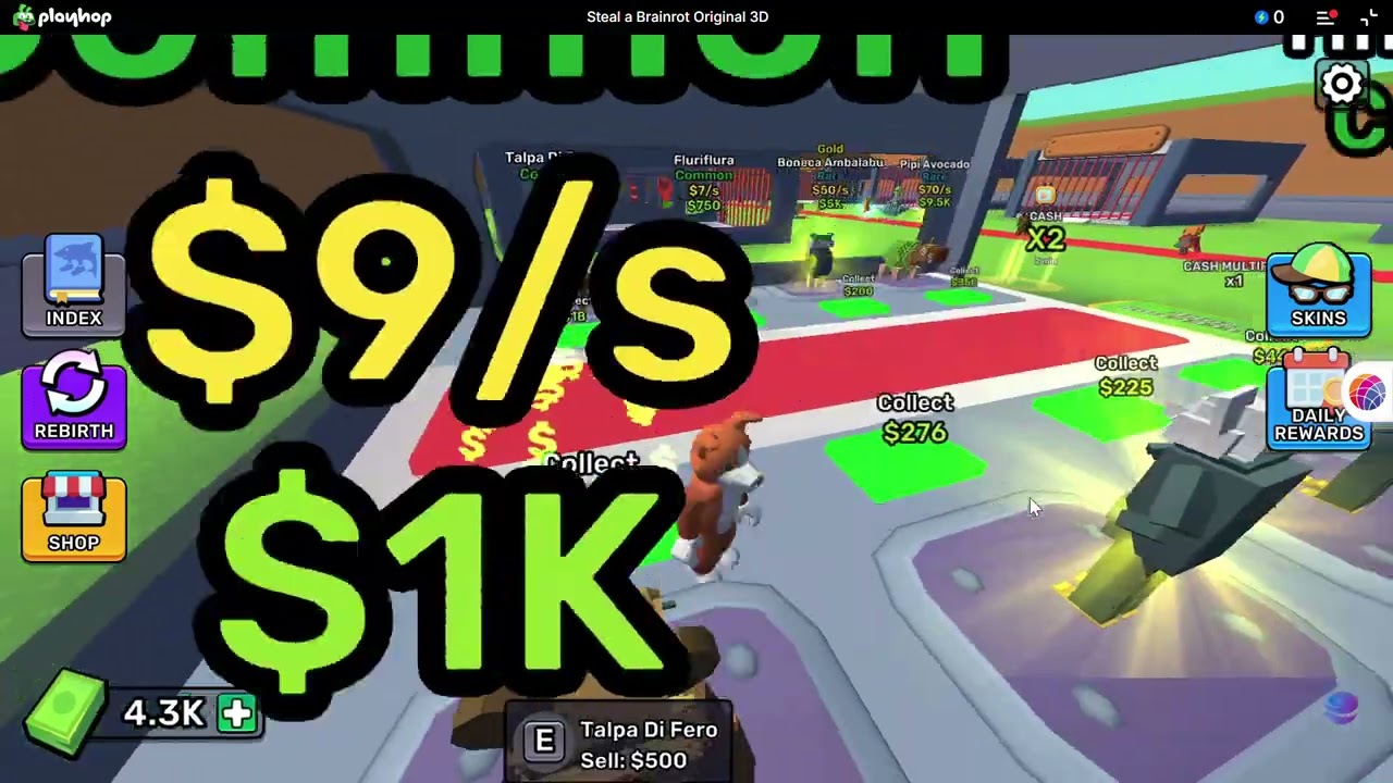 I play steal a brainrot original 3D