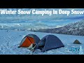 Coldest Winter Snow Camping Of My Life At -15°C | Extreme Cold Winter Camping, Relaxing Snow Camping