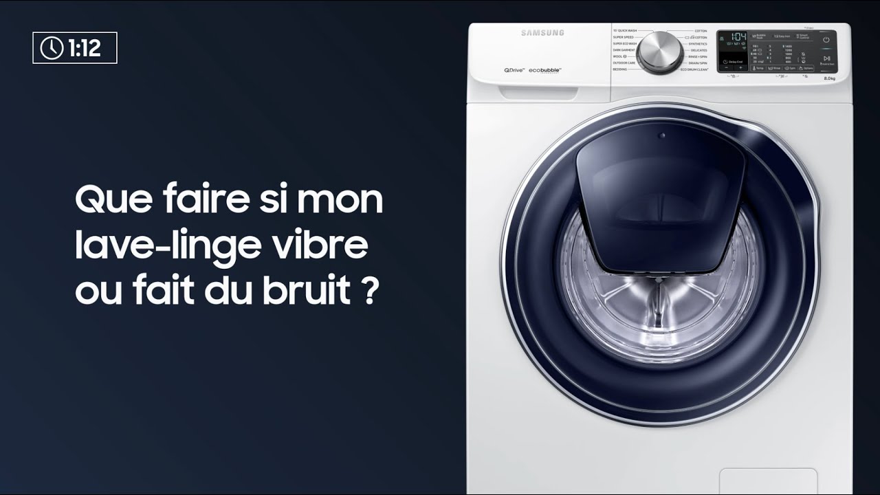 joint tordu après un bruit monstrueux (samsung eco bubble) - Lave-linge -  Forum Que Choisir