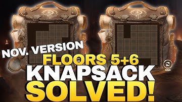 *NOVEMBER* Knapsack Expedition Puzzle Day 3 (Floors 5 And 6) SOLVED! | Watcher of Realms