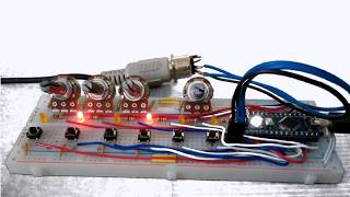 Aciduino - Diy 2 Tracks Tb 303 Step Sequencer Clone And Midi Controller