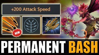 Max Attack Speed Willow with Perma Bash [25 LVL Talent + Bash + Strafe] Dota 2 Ability Draft