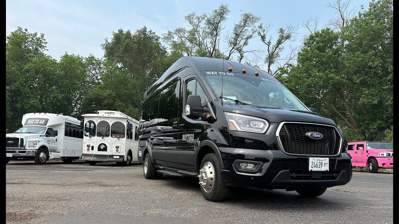 WAYTOGO Van Rentals Chicago. 15 Passengers Ford Transit Luxury Limo Vans. Rent Today 855.791