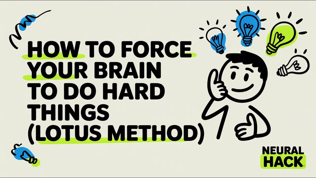 How To Force Your Brain To Do Hard Things (LOTUS METHOD)