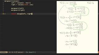 Mergesort analysis