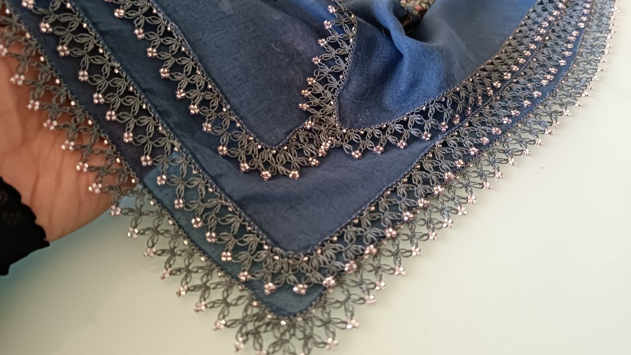 EN GÜZEL BONCUKLU İĞNE OYASI YAPIMI #iğneoyası