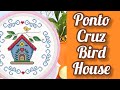 Ponto Cruz Bird house - Cross Stitch