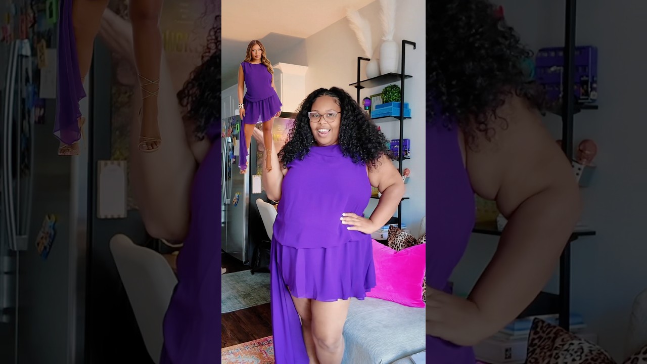 Model vs Me⭐️ #fashionnova #tryonhaul #plussize