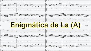 Escala Enigmática de La (A) Guitarra - Tablatura por Jesús Amaya...