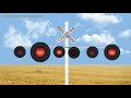 超合体アメリカ踏切カンカン | railroad crossing