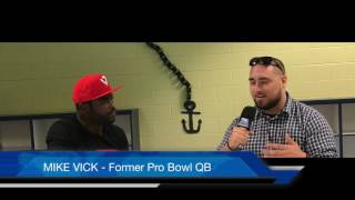 Mike Vick Interview - V7 Elite Playmakers Showcase - Virginia