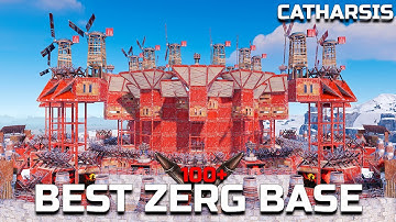 CATHARSIS - ABSOLUTE BEST ZERG BASE with 4 LAYERS OF PROTECTION in RUST