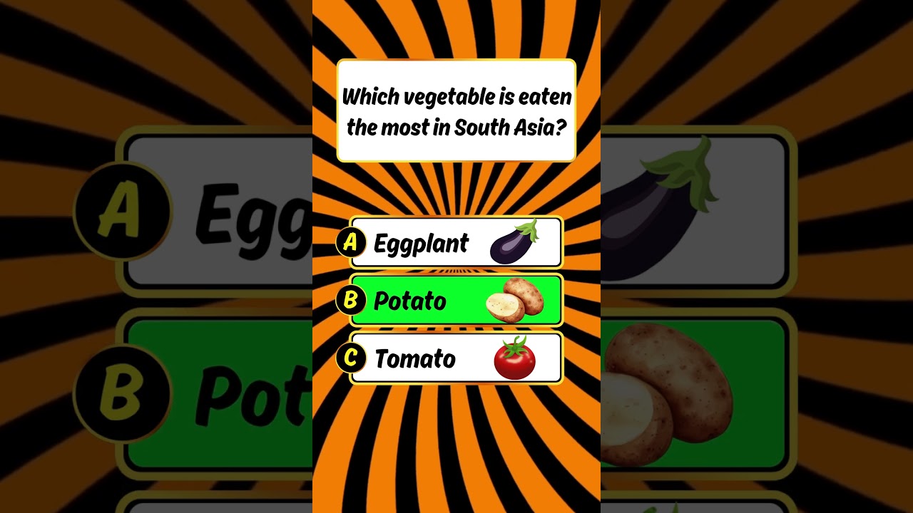 Do you know? | Vegetable quiz | General knowledge quiz 