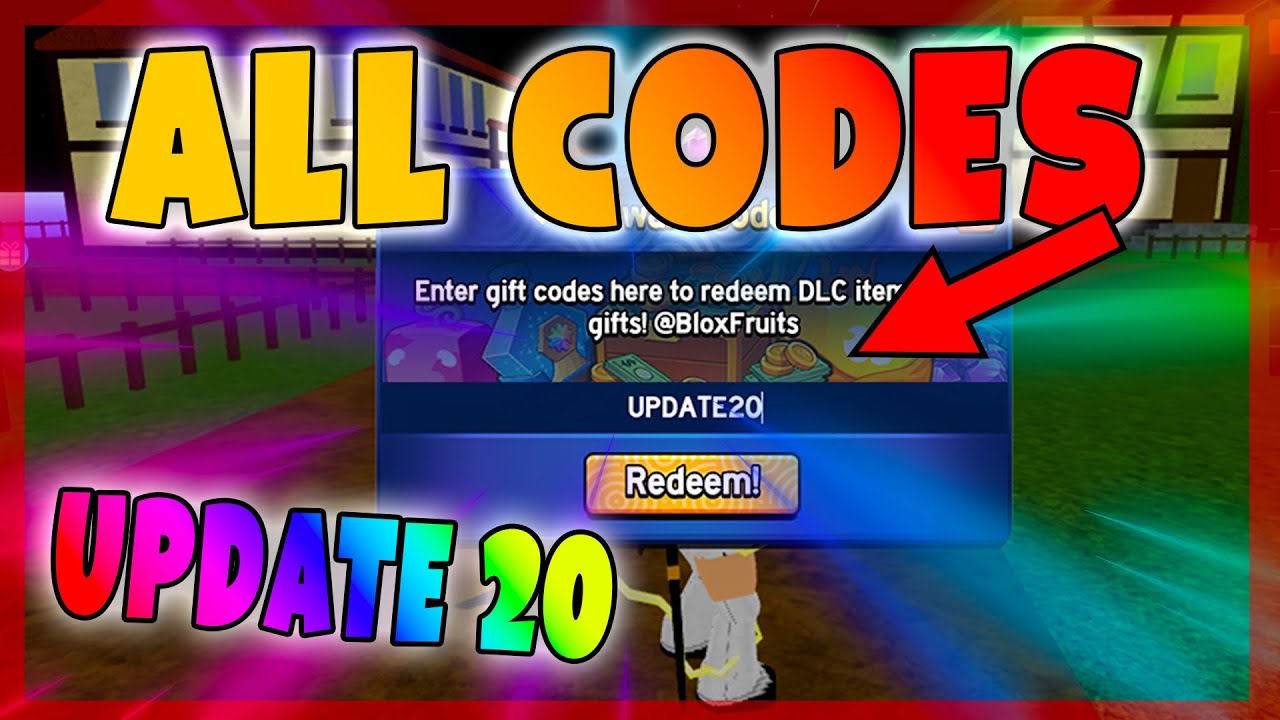ALL *UPDATE 20* WORKING CODES FOR BLOX FRUITS (Blox Fruits All Codes)