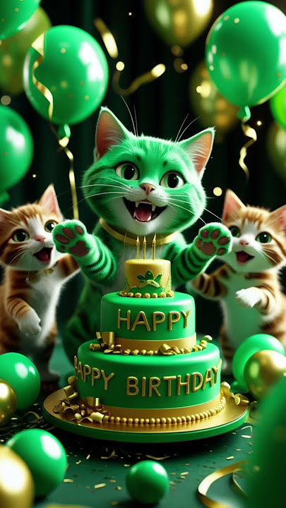 #birtdaycelebration #happybirthday #birthday #birthdaycake #birthdayboy #happybirthdaysong #kitten