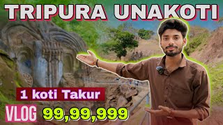Unakoti Tripura Tourist Places😳Kailashahar ঊনকোটি North East Tripura Unakoti || 99,99,999 ￼Murti 😱 