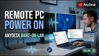 Enable AnyDesk Wake-on-LAN for Remote PC Power On | Full Tutorial 2026