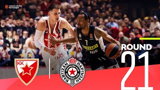 Partizan  wins a thrilling Serbian derby!  | Round 21, Highlights | Turkish Airlines EuroLeague