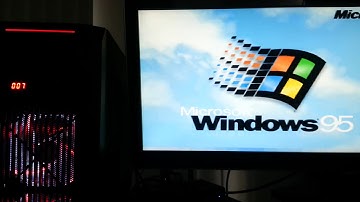 Formatting and Installing Windows 95 OSR2.5 on a Pentium 4 @ 3.00GHz PC Build
