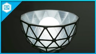 Geodesic Lamp Shade #3DPrinting #Timelapse @adafruit #adafruit