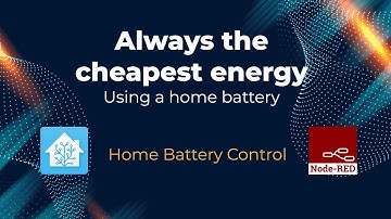 Goedkope dynamische energie met een thuis accu door Home Assistant en Home Battery Control | HowTo