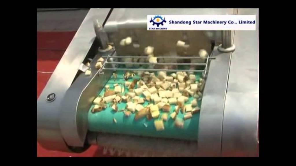 Potato dicer potato cubes cutting machine YouTube