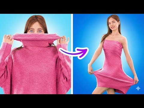 Trucchi di moda DIY per trasformare il tuo look 💄👗 | Idee facili per abbigliamento e stile