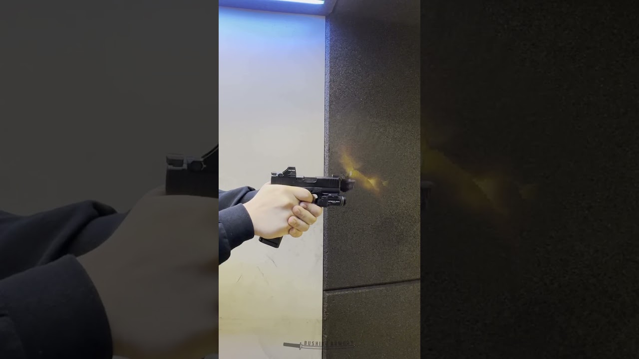 Glock 43x MOS w/ Agency Arms 417c Compensator shooting flat ! 