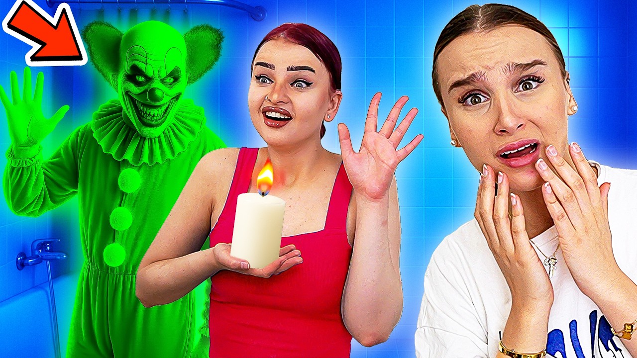 Alina ist mit HORROR CLOWN GEIST befreundet ! 😫🩸(Angst) - Celina