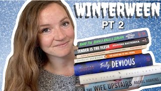 WINTERWEEN reading vlog (PT 2) // I read 7 spooky books in a week?!
