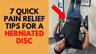 7 Quick And Natural Pain Relief Tips For A Herniated Disc