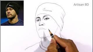 How To Draw Neymar Jr step by step