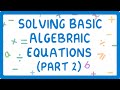 Algebraic Equations Quiz