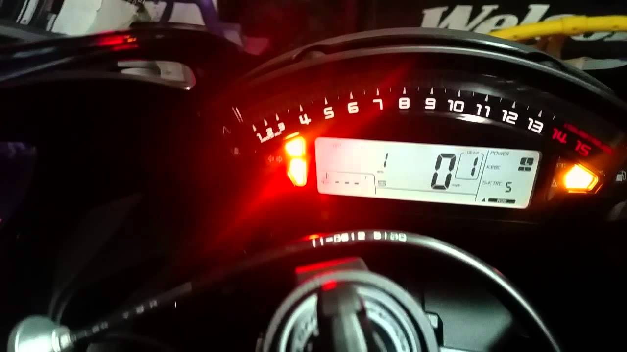 2016 Kawasaki Ninja ZX10R ABS Instruments - YouTube