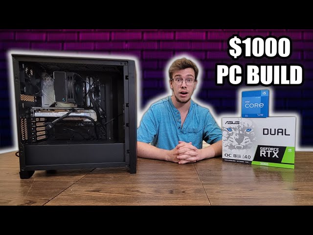 The Best $1000 Gaming PC Build! - RTX 3060 i5 12400F (w