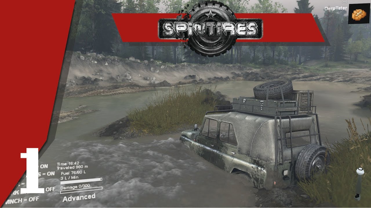 SpinTires "The River" Episode 1, Mudfest