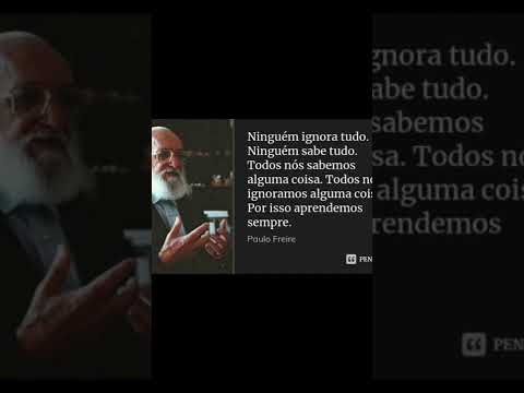 Frase Paulo Freire #educação #freire #shorts