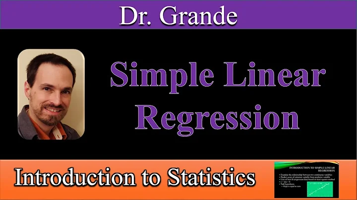 Introduction to Simple Linear Regression