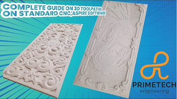 Complete Guide on 3D toolpaths on Standard CNC, Aspire Software