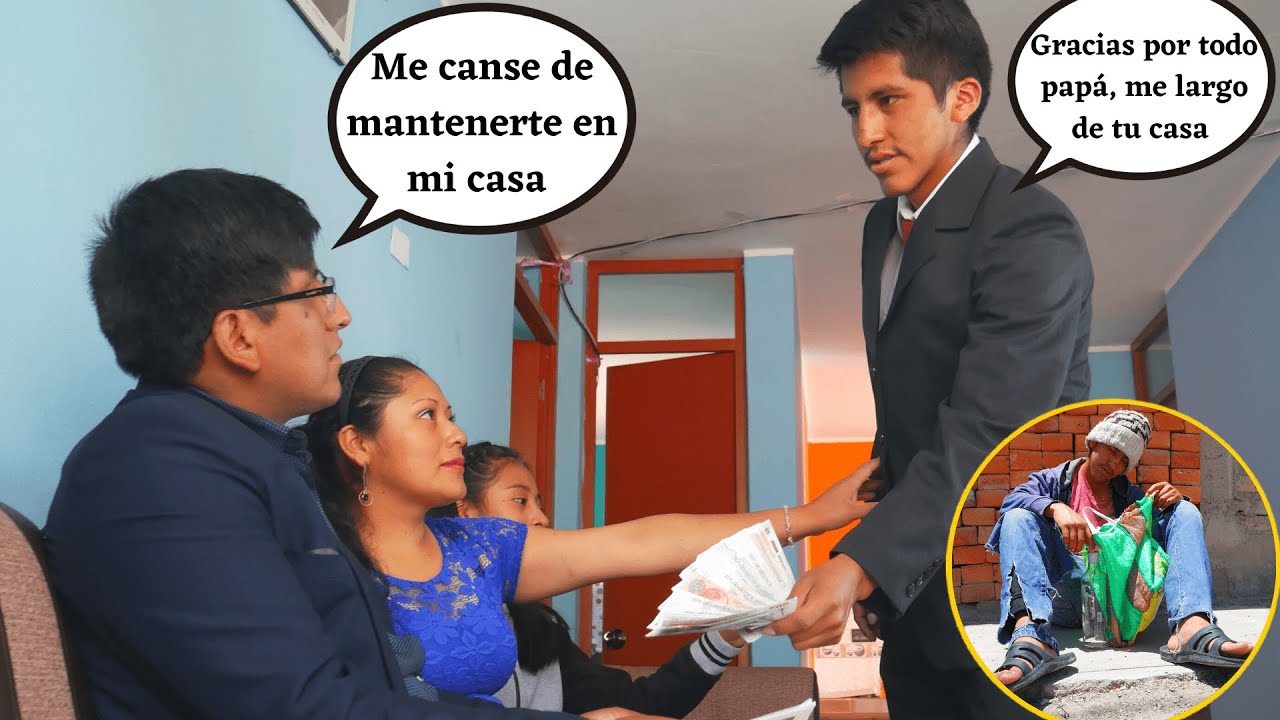 Botó a su hijo por malcriado y mantenido; tiempo después terminó así por irresponsable