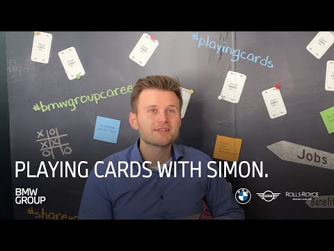 Playing CARds with Simon | Participant of our scholarship programme Fastlane | BMW Group Careers.