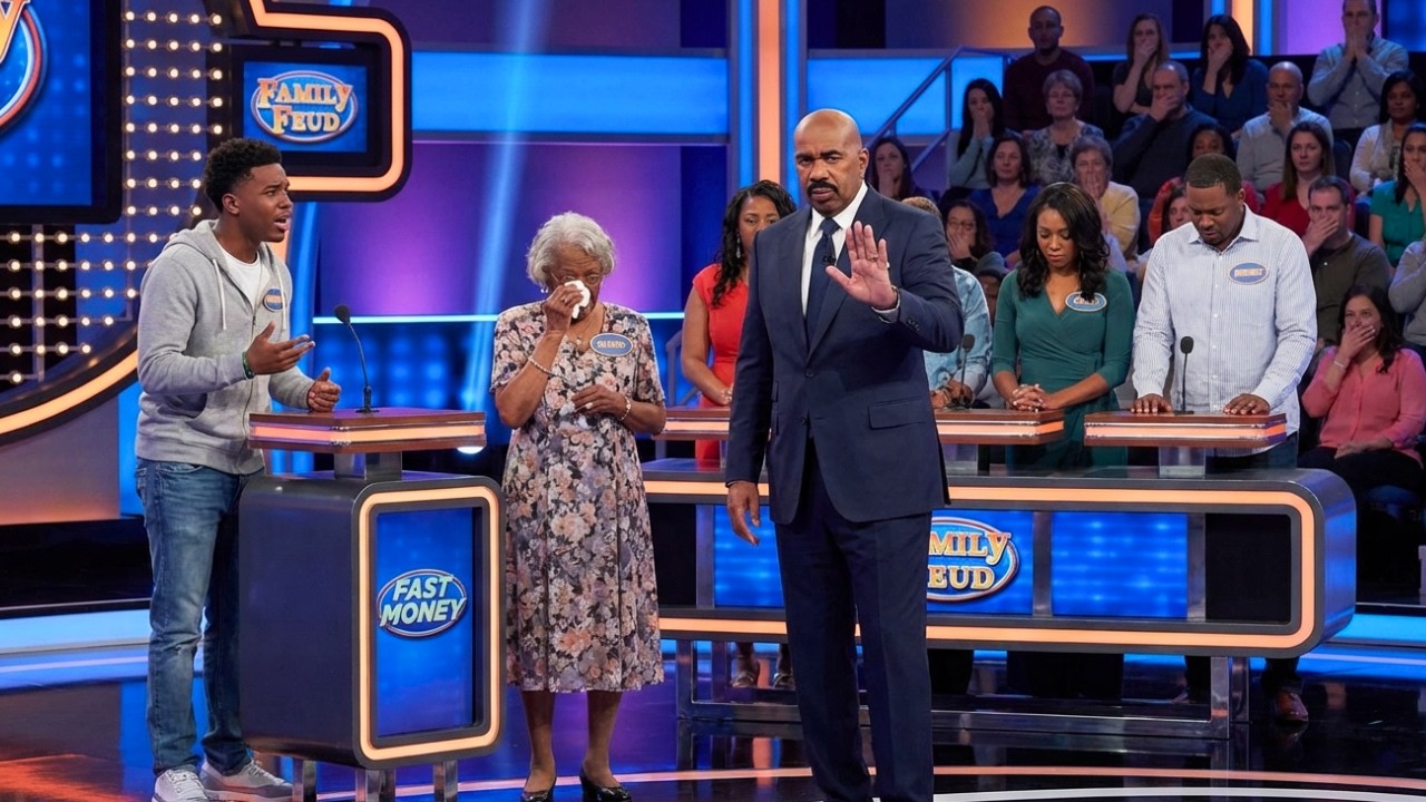 Contestant Treats His Elderly Mother Like GARBAGE on Stage — Steve Harvey Refused to Continue