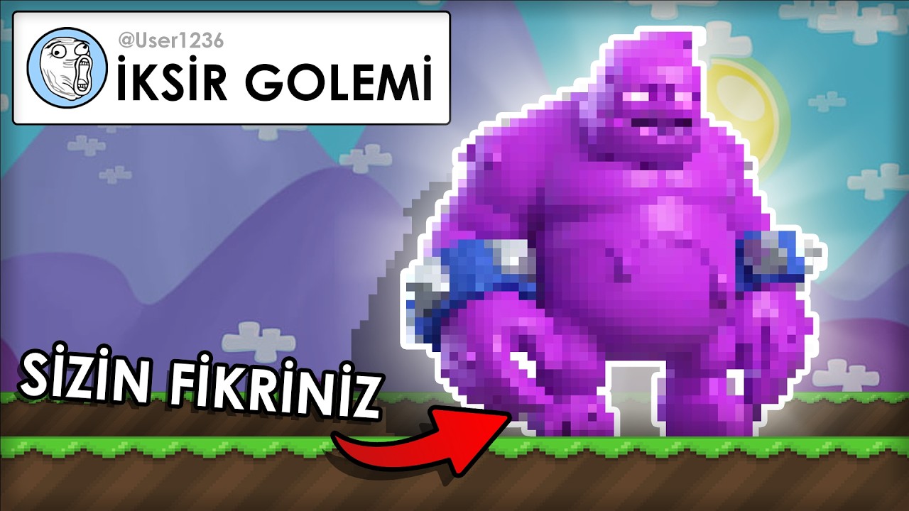 Growtopia'ya sizin saçma fikirlerinizi ekledim...